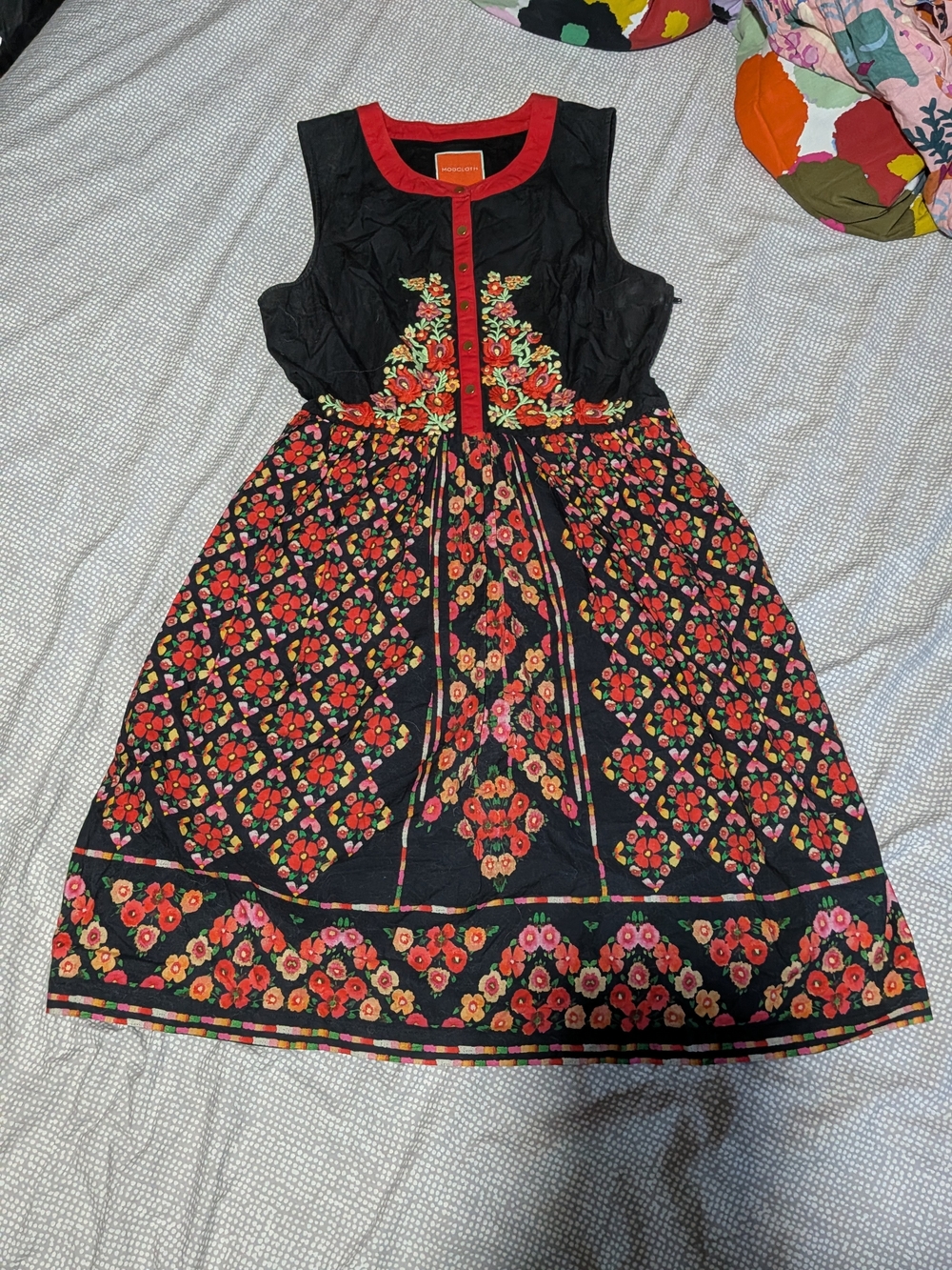 Modcloth Conversation Masterpiece Dress, Size M - Picture 3 of 5
